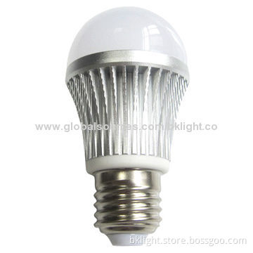 E27/E26/B22 LED Bulb/Light with 85-265V AC Input Voltage